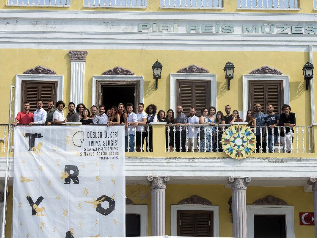 Çanakkale'de, 'Düşler Ülkesi: Troya' sergisi açıldı