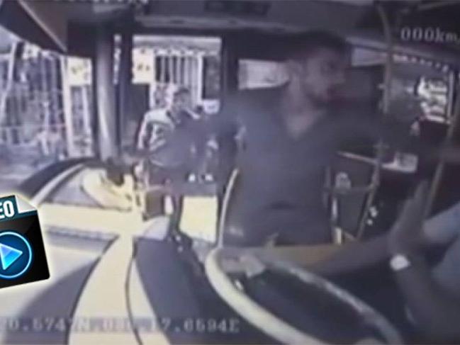 Otobüs şoförüne döner bıçaklı saldırı