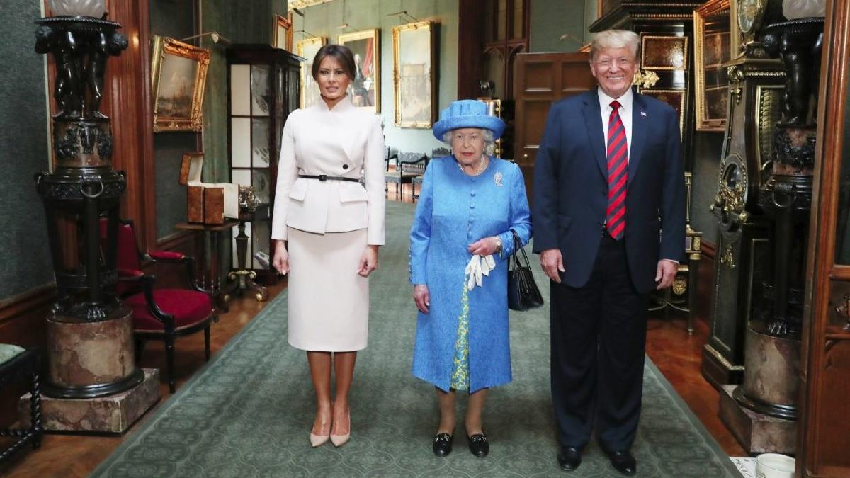 Saray'da kriz... Trump'ı Kraliçe'yle yalnız bıraktılar