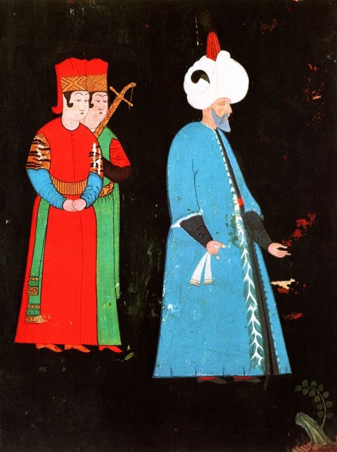 Kanuni Sultan Süleyman Mohaç seferine çıkarken (Topkapı Müzesi)