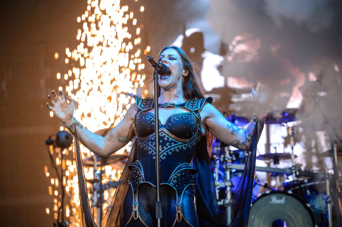 Festivalde Nightwish de sahne aldı.