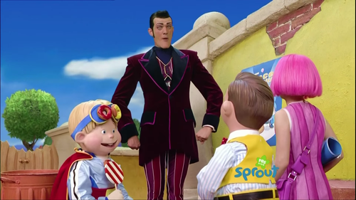 Stefan Robbie Rotten, 10 yıl boyunca Tembel Kasaba dizisinde yer aldı.