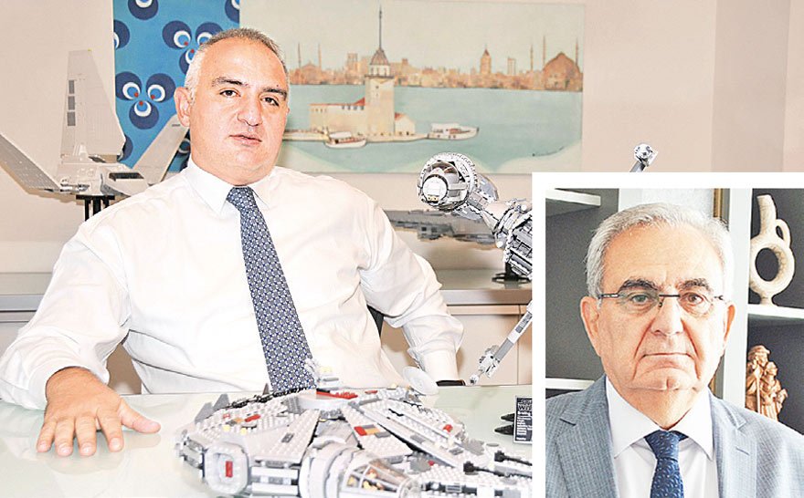 Mehmet Ersoy’un (solda) görevini devralan Coşkun Tünay, “Son karar artık icra kurulunda” dedi.