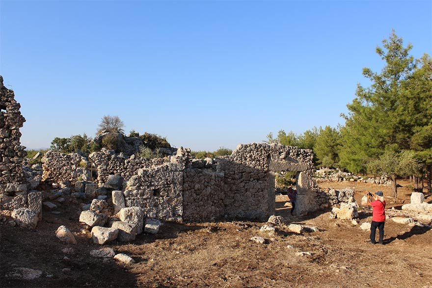 FOTO: DHA - 2 bin 200 yıllık tarihe sahip Lyrboton Kome Antik Kenti, 4 yıllık çalışmanın sonunda ziyarete açıldı. 