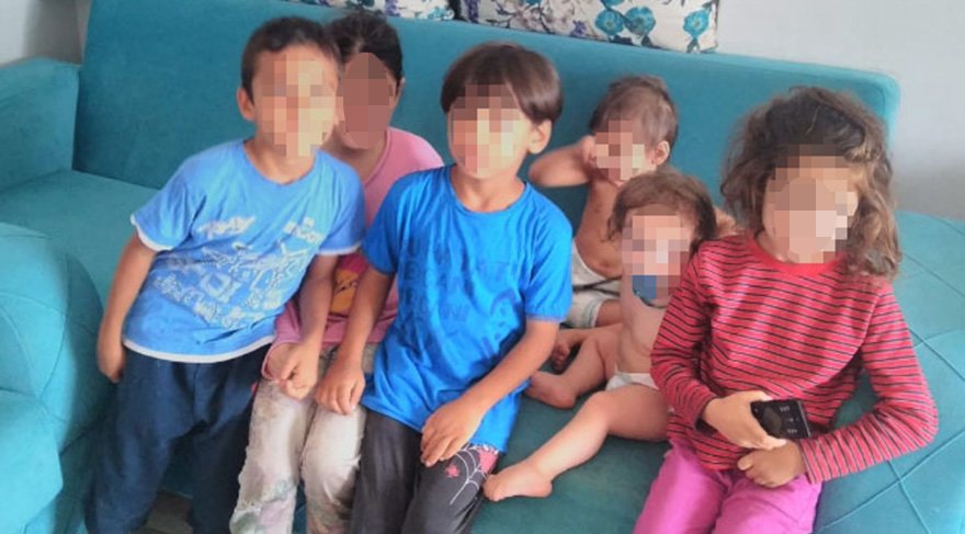 14 yaşındaki çocuğu cinayete azmettiren anne ve baba tutuklanınca yaşları küçük 6 çocuk Sevgi Evi'ne yerleştirildi. Foto: DHA