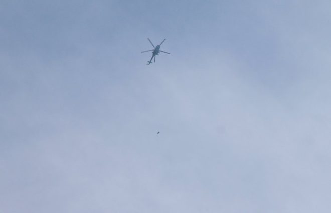 Suriye ordusunun helikopterleri böyle görüntülendi.