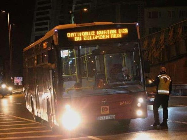 Erguvan otobüsleri İBB'den zammı kaptı