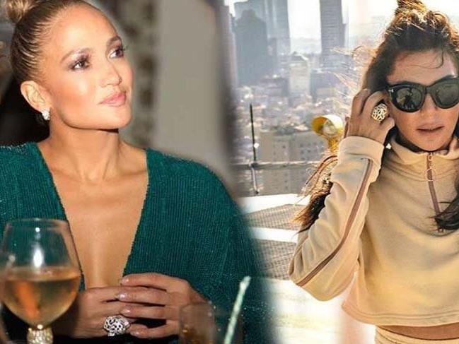 Ebru Yaşar'ın Jennifer Lopez yüzüğü dikkatlerden kaçmadı
