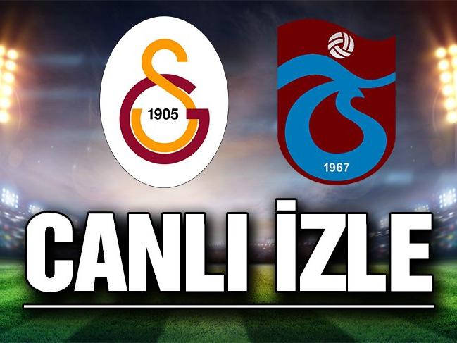 CANLI YAYIN: Trabzonspor Galatasaray maçı canlı izle! Bein Sports canlı yayın...