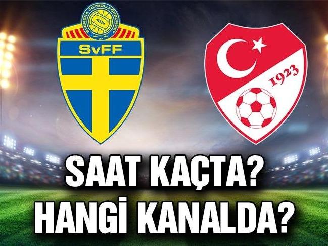 İsveç Türkiye maçı hangi kanalda, saat kaçta? Türkiye ilk 11'i...