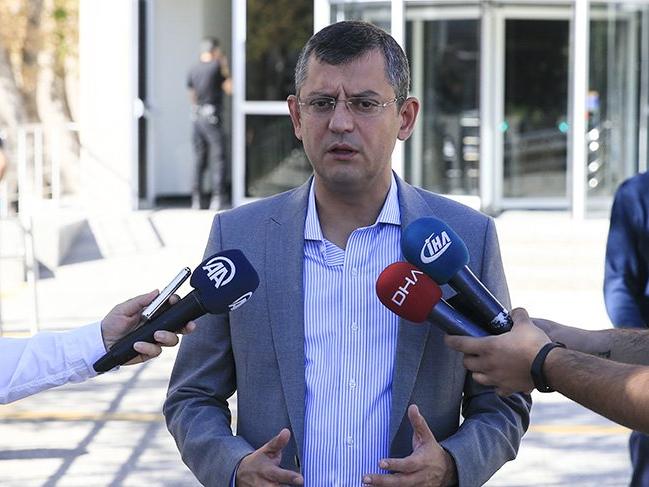 CHP Grup Başkanvekili Özel "tanık" sıfatıyla ifade verdi