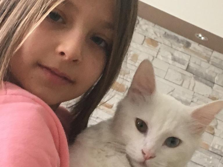 Minik Zeynep kaybolan kedisini her yerde arıyor