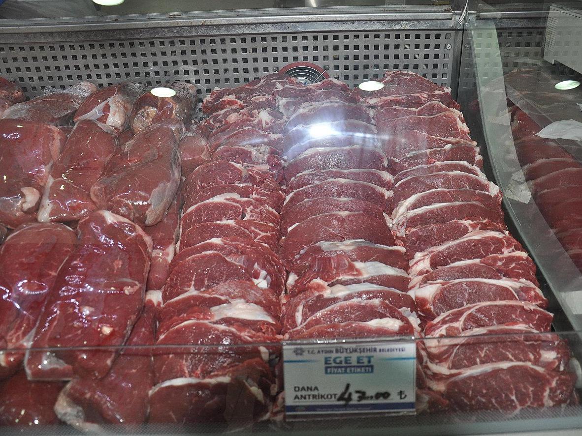 Aydın'daki et fiyatları vatandaşı şaşırttı