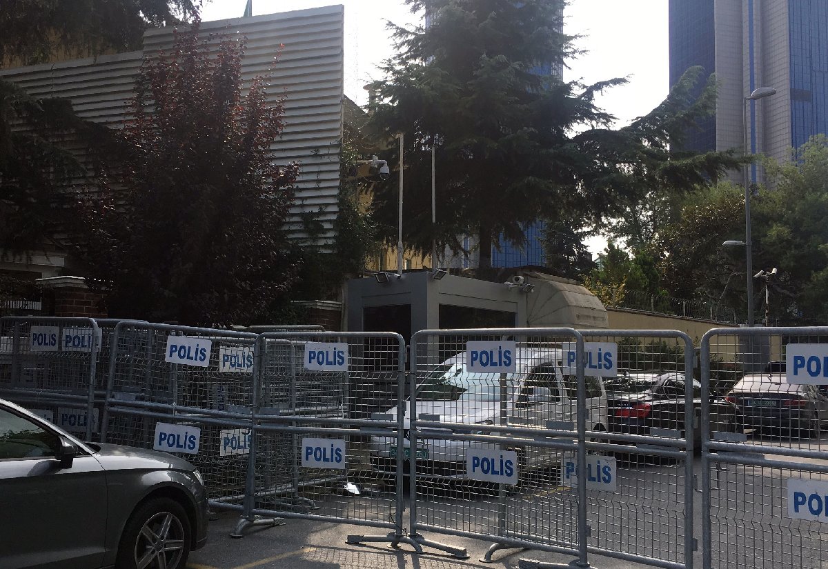 FOTO:İHA - Cemal Kaşıkçı Salı günü girdiği Suudi Arabistan'ın İstanbul başkonsolosluk binasından bir daha dışarıya çıkmadı.
