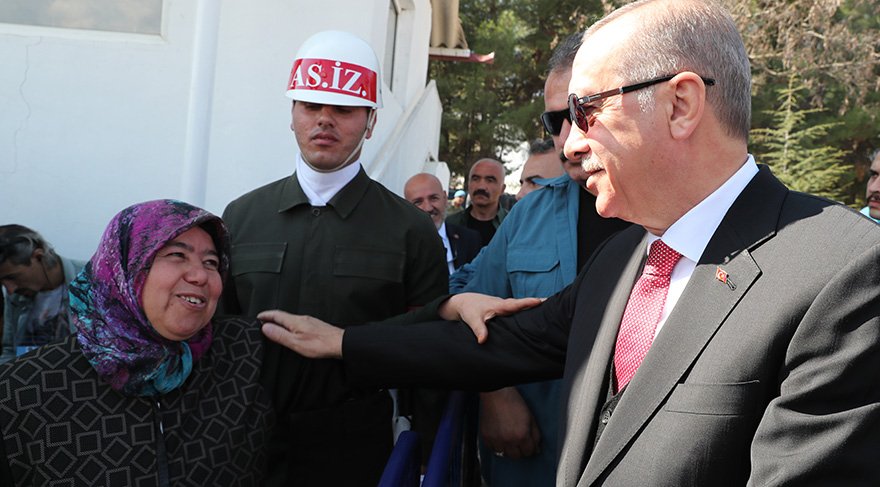 Cumhurbaşkanı Erdoğan, Komando Bröve Takma töreni'nde konuştu. Foto: AA 