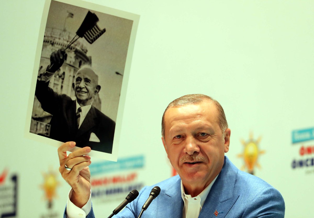 Erdoğan Kızılcahamam'da o fotoğrafı böyle göstermişti. DHA