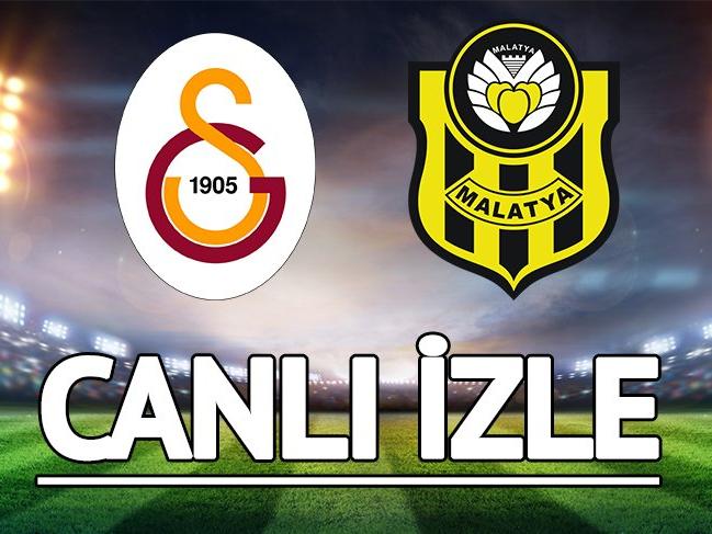 Galatasaray geriye düşüren şok gol! Yeni Malatyaspor Galatasaray canlı yayın!