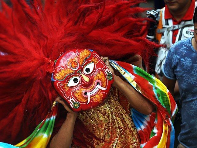 Muson yağmurlarının bitişini kutlayan festival: Indra Jatra