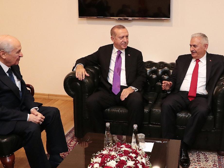 Erdoğan ile Bahçeli arasında sürpriz görüşme