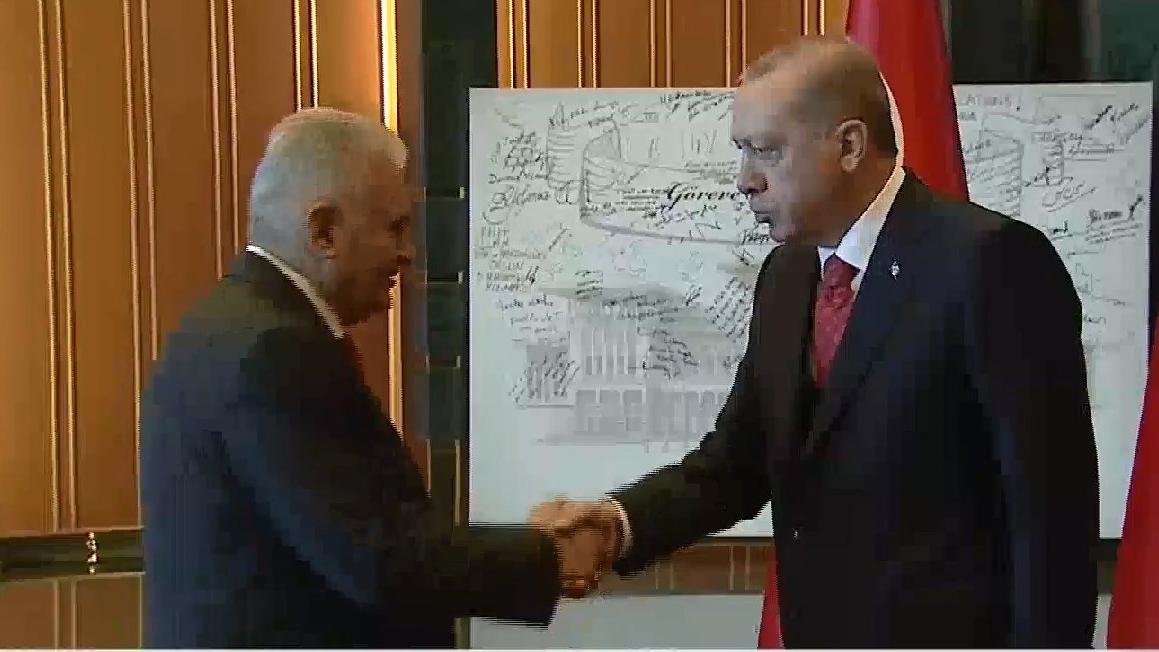 Saray'daki törene Kılıçdaroğlu ve Akşener katılmadı