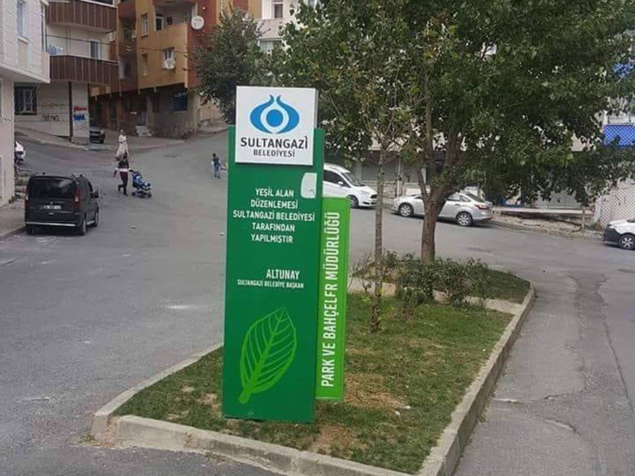 İstanbul'da 4 metrekarelik yeşil alancık