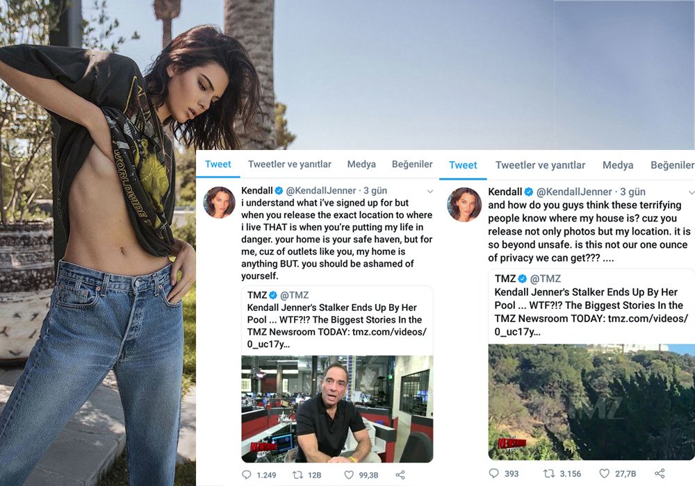 Kendall Jenner'ın evine bir takipçisi tüm güvenlik önlemlerini aşarak girdi ve ünlü model bundan magazin basınını sorumlu tuttu. 