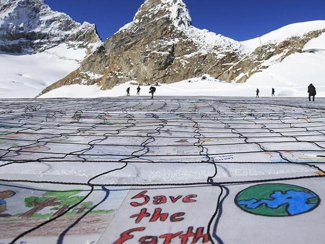 Buzula 100 bin mesajdan oluşan dev kartpostal yapıldı