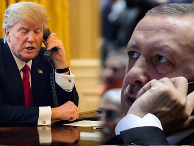 Erdoğan ile Trump arasında flaş görüşme!