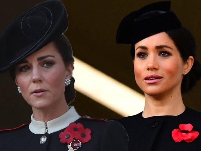 Kate Middleton ve Meghan Markle anma törenini ayrı balkonlarda izledi