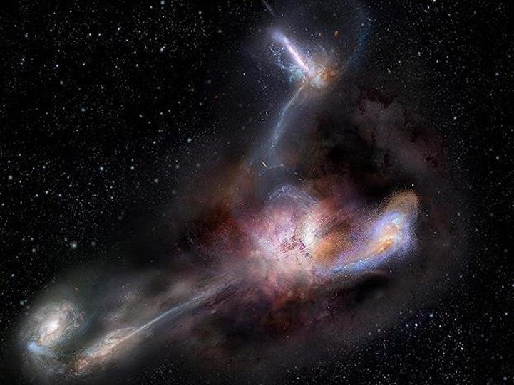 Bunun adı galaktik yamyamlık! Evrendeki en parlak galaksi komşularını yiyor