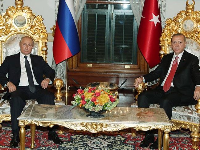 Erdoğan ve Putin bir araya geldi!
