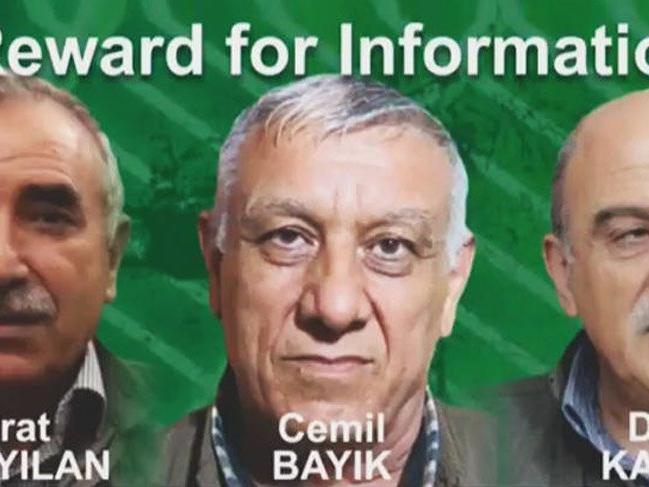 ABD, PKK’nın elebaşları için 12 milyon dolar ödül koydu!
