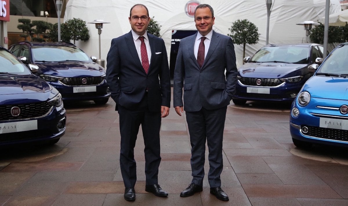Fiat İş Birim Direktörü Altan Aytaç ve Fiat Türkiye Pazarlama Direktörü Özgür Süslü