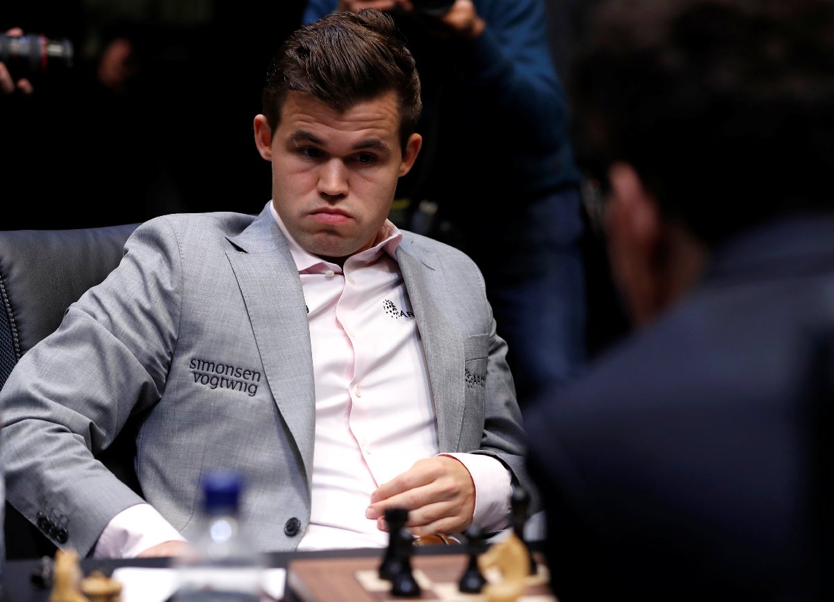 Dünya şampiyonu Norveçli Carlsen. Reuters
