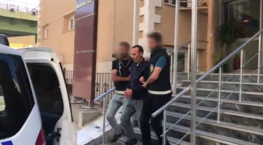 Gaspçı taksici savcılıktaki sorgusunun ardından serbest bırakıldı. Foto Sözcü