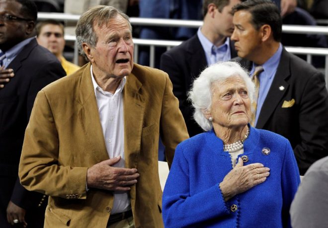 Bush'un eşi Barbara da 17 Nisan'da hayatını kaybetmişti. 