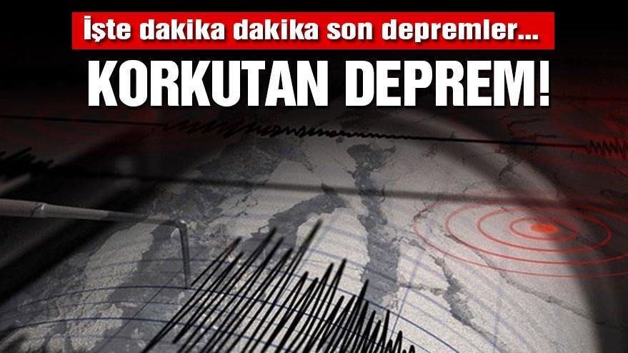 Yalova'da deprem! Marmara sallandı! İstanbul, Bursa, Kocaeli hissetti
