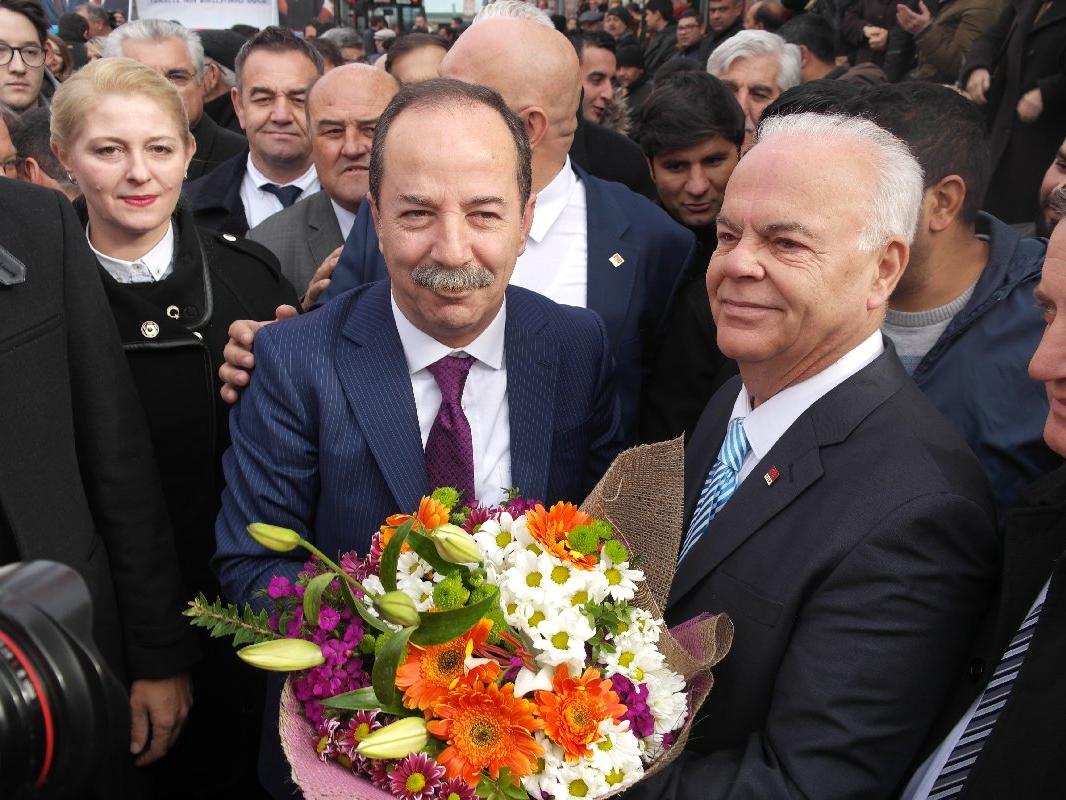 Edirne’de Başkan Gürkan’a coşkulu karşılama