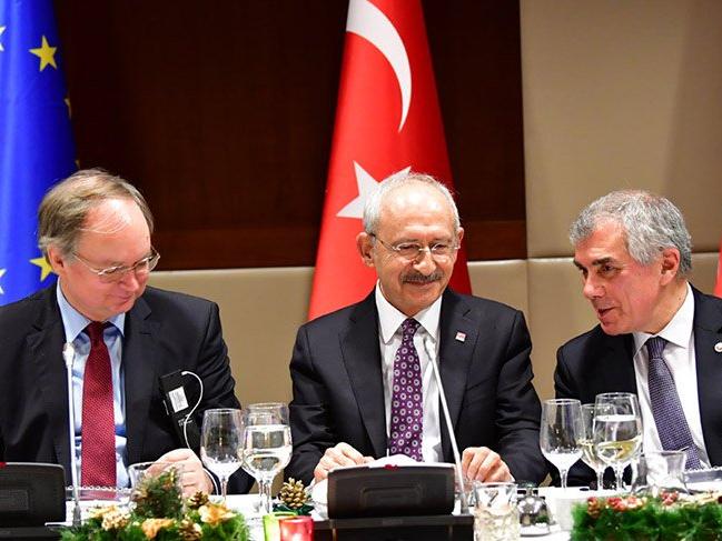 CHP Lideri Kılıçdaroğlu, AB büyükelçileri ile yemekte buluştu