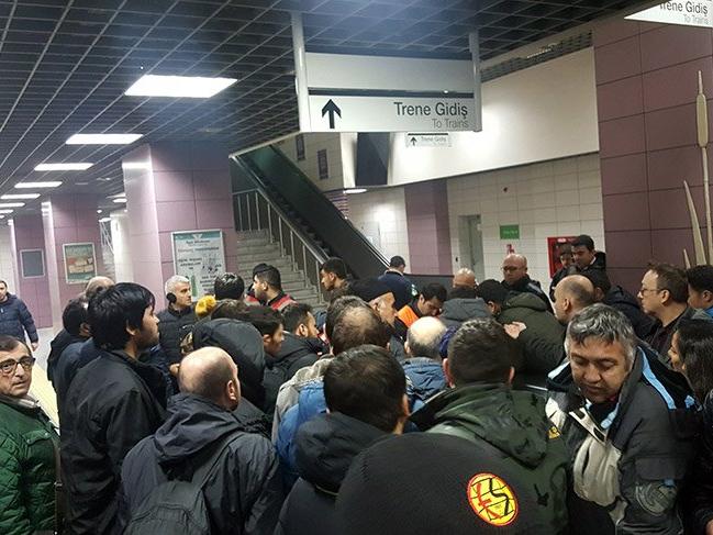 Marmaray arızalandı taksiciler krizi fırsata çevirdi