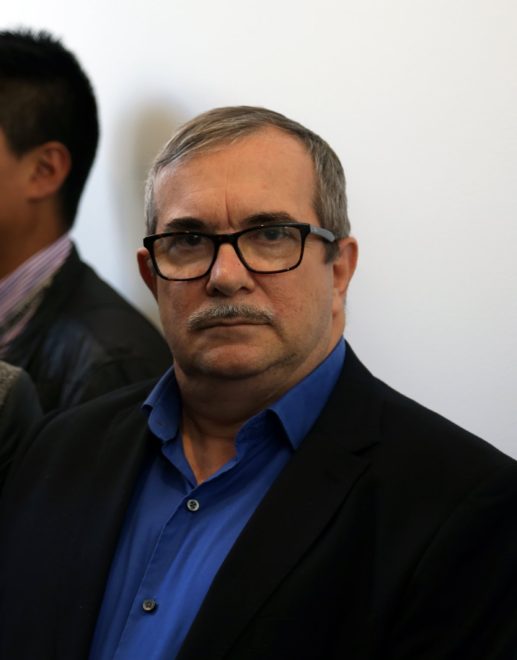 Eserin açılışına eski FARC lideri ve yeni siyasi parti Toplumun Alternatif Devrimci Gücü (FARC) Genel Başkanı Rodrigo Londono da katıldı. 