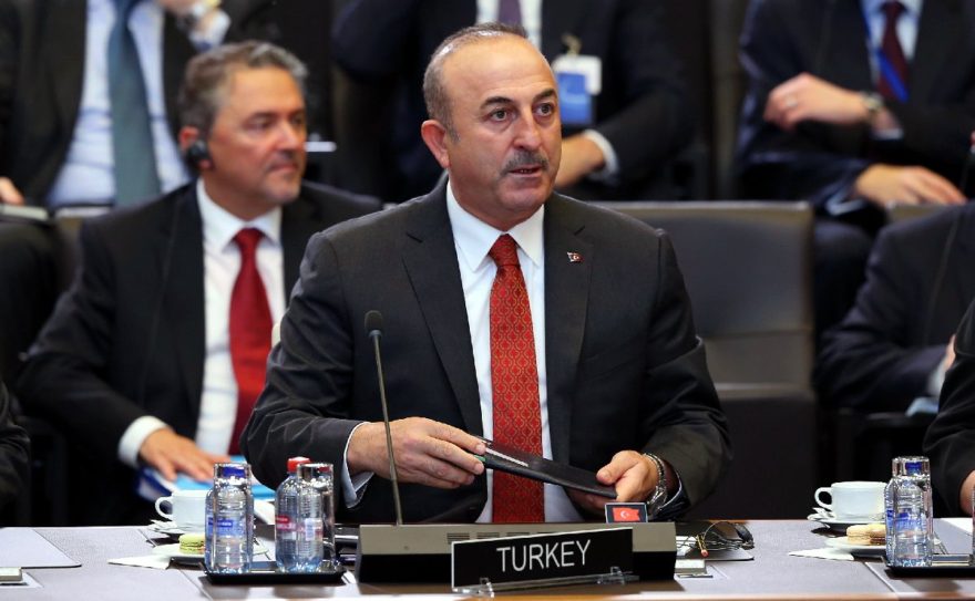 Dışişleri Bakanı Çavuşoğlu da toplantıya katıldı. AA