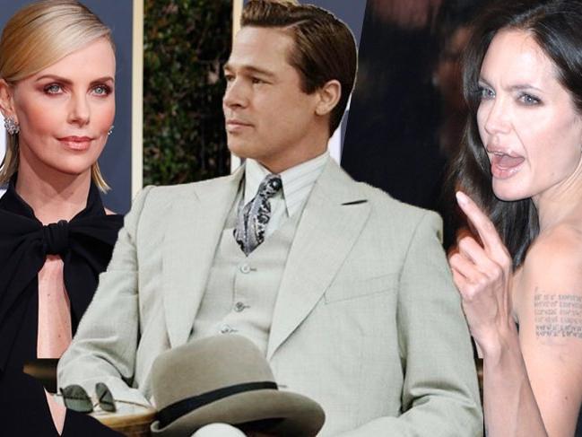 Angelina Jolie ve Charlize Theron'un düşmanlığına Brad Pitt tuz biber oldu!