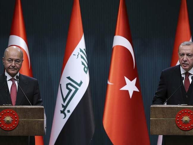 Erdoğan ve Salih'ten ortak basın toplantısı