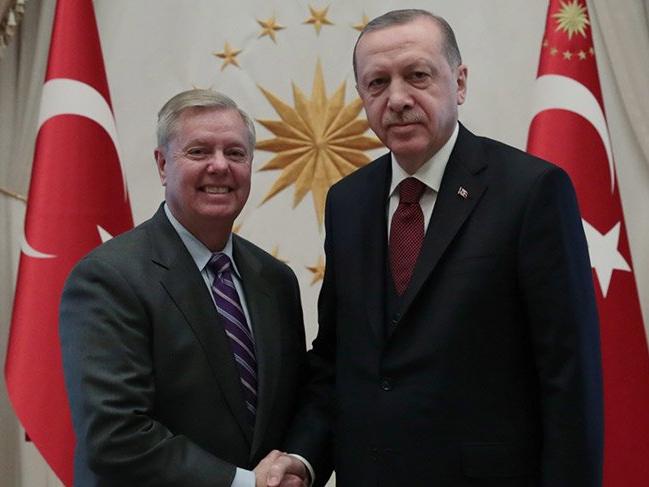 Cumhurbaşkanı Erdoğan, ABD'li senatör Graham ile görüştü