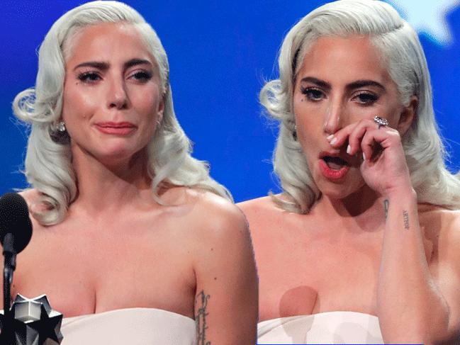 Lady Gaga 24. Critics' Choice Ödülleri'nde ağlayarak tüm dikkatleri üzerine çekti
