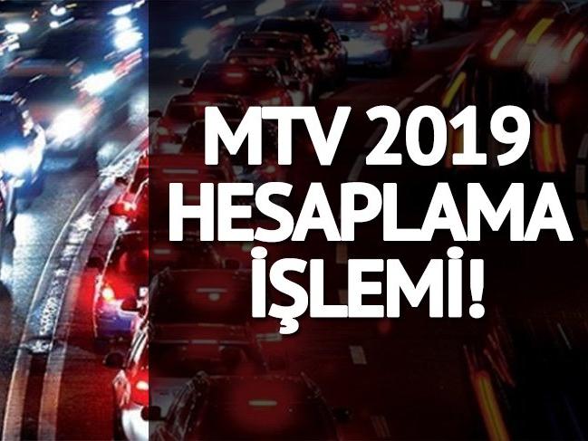MTV hesaplama ekranı: Motorlu Taşıtlar Vergisi 2019 ücretleri kaç lira oldu?