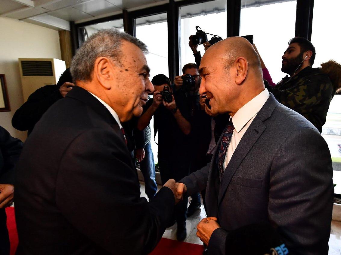 CHP'nin İzmir adayı Tunç Soyer'den Başkan Kocaoğlu'na ziyaret
