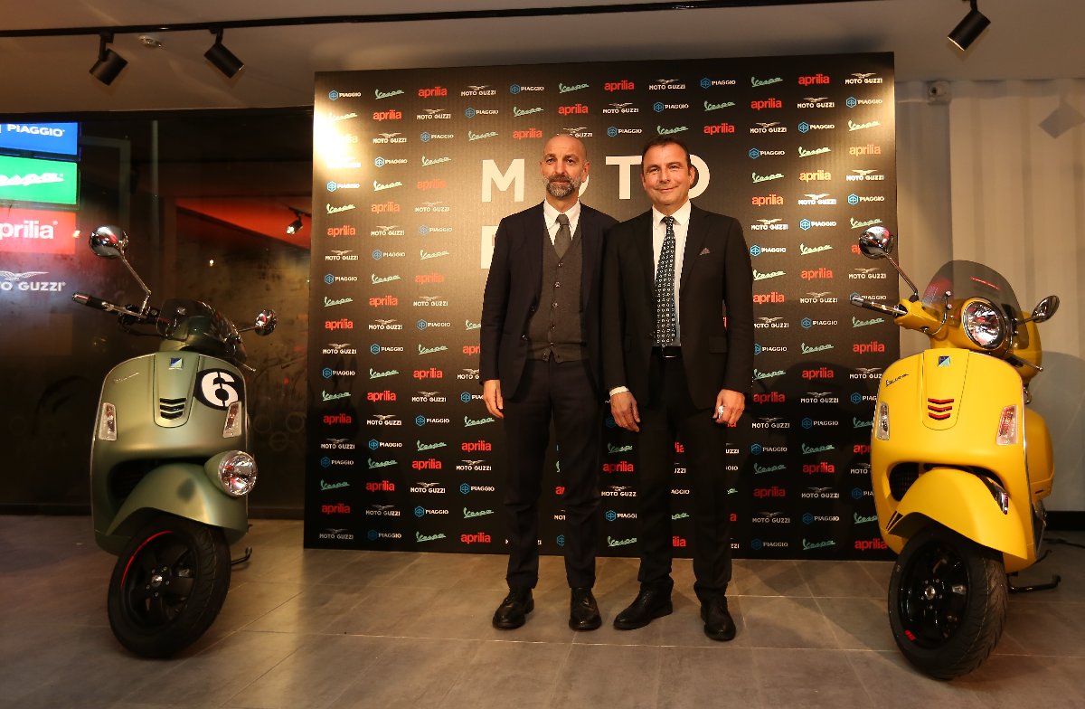 Piaggio Grup Başkan Yardımcısı Massimiliano Gerbi - Suzuki Türkiye ve Trend Motosiklet Pazarlama A.Ş. Genel Müdürü Ümit Karaarslan 