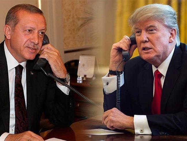 Erdoğan ile Trump'tan gece yarısı görüşmesi